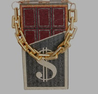 Image 2 of Bling Money Clutch Crossover