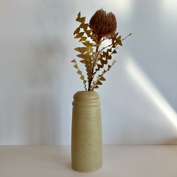 Image of Vase in sand colour