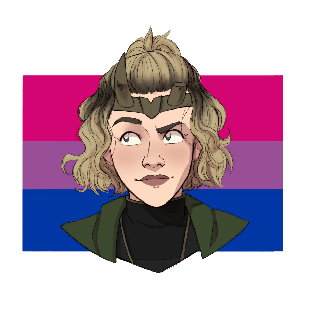 Sylvie Bisexual Pride-sticker | Al_pal55