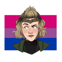 Sylvie Bisexual Pride-sticker