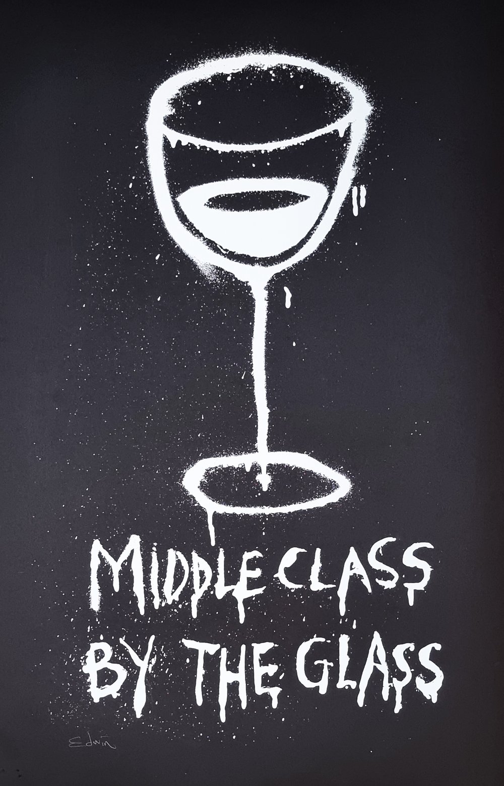 Image of Middle Class by the Glass’ (2017) by EDWIN