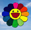 takashi murakami flower rug (3ft)