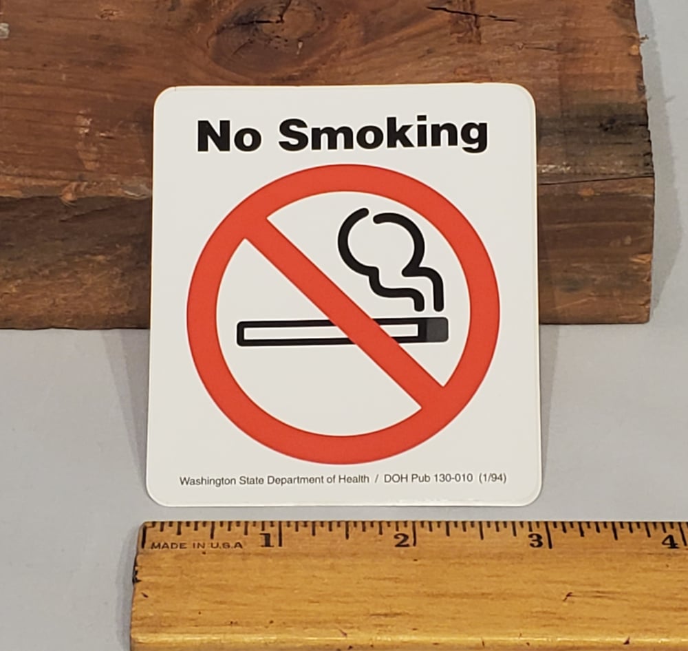 Image of No Smoking Sticker