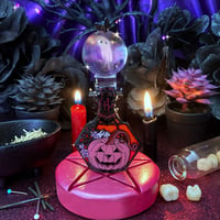 Image 1 of Pumpkin Witch Bottle Enamel Pin
