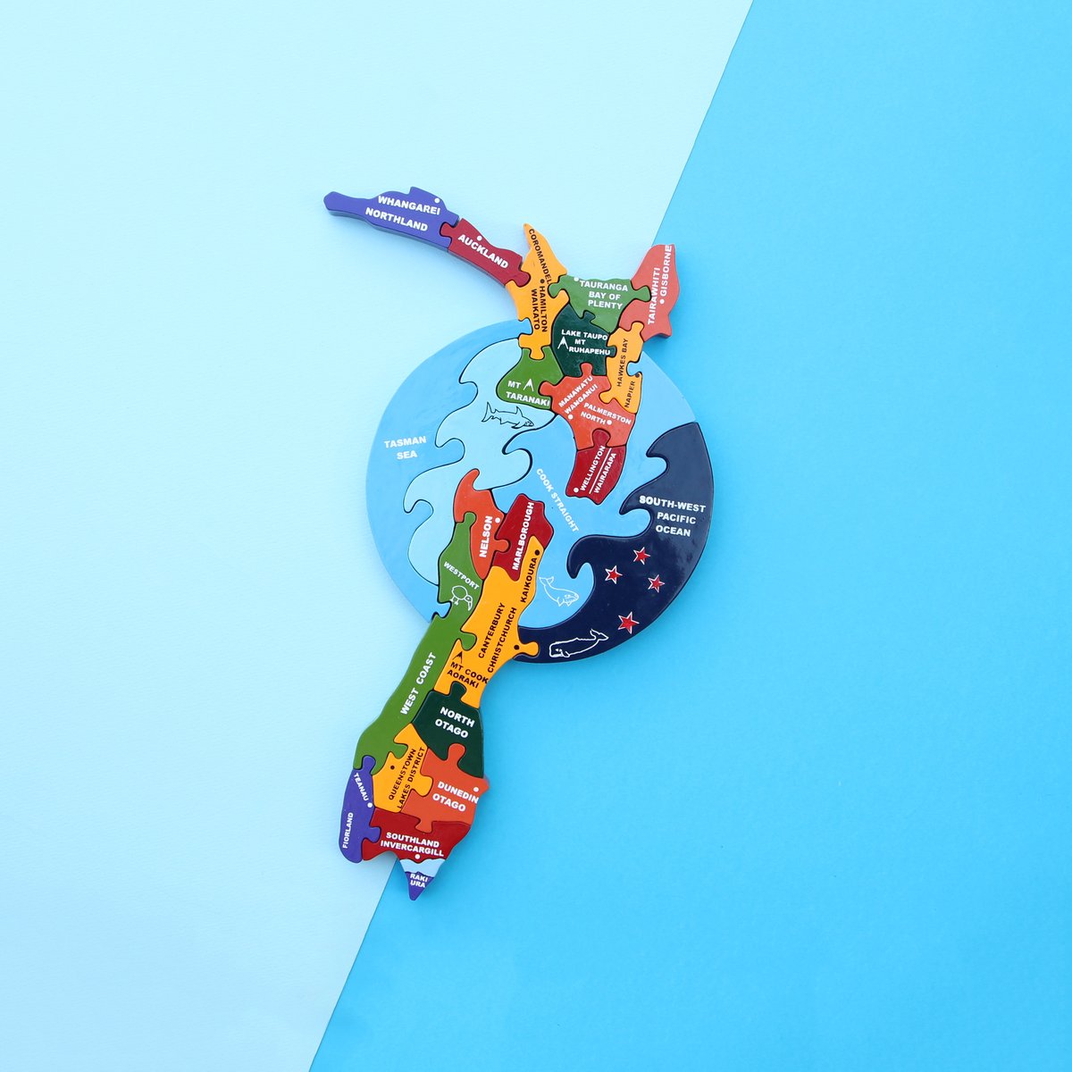 Image of New Zealand Map