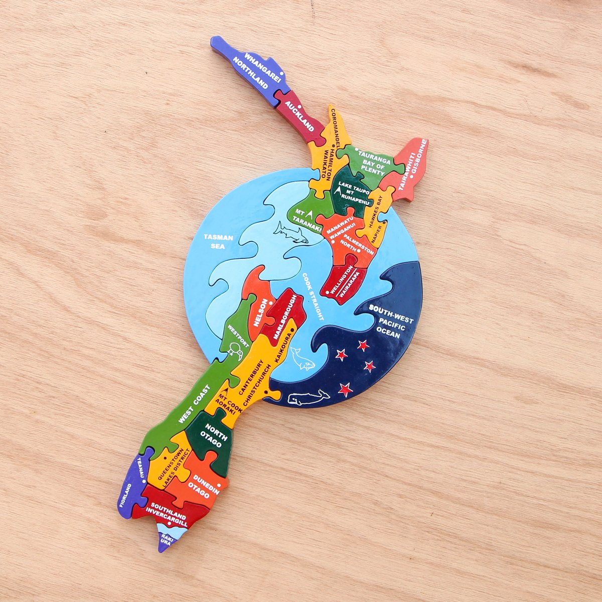 Image of New Zealand Map