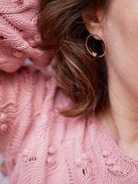 Image 2 of Boucles d'Oreilles LOVELY Or/Argent