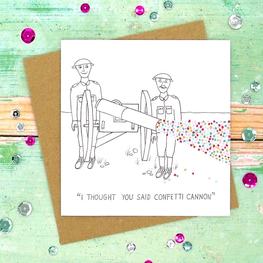 Image of Confetti Cannon Card