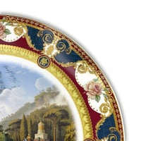Image 3 of Death star Landscape - Large Fine China Plate - #0777