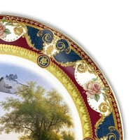 Image 3 of Solo landscape - Large Fine China Plate - #0777
