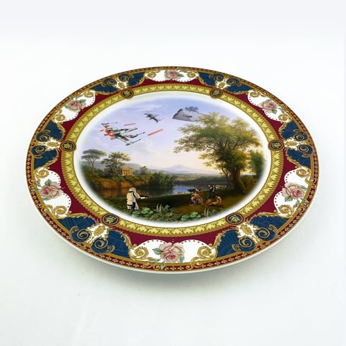Image of Solo landscape - Large Fine China Plate - #0777