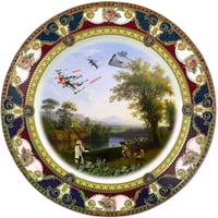 Image 1 of Solo Landscape - Fine China Plate - #0787