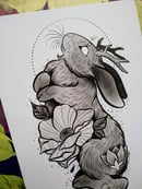 Image 2 of Jackalope A5 print