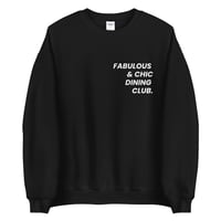 Image 2 of FAB DINING CLUB CREWNECK SWEATSHIRT