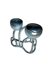 Image 4 of Speckled Blue Arches - Double Planter