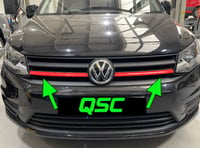 Image 2 of Vw Caddy Mk4 Facelift Front Grill Dechrome sticker 