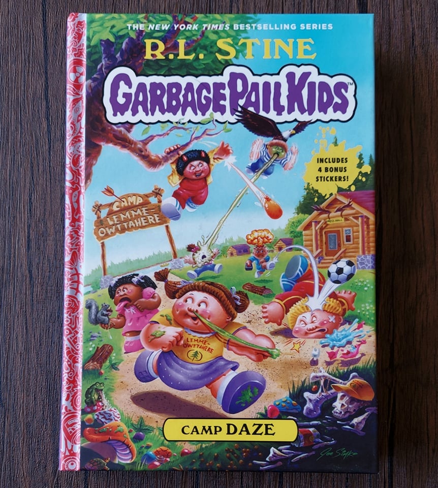 Garbage Pail Kids – Camp DAZE, by R.L. Stine - SIGNED