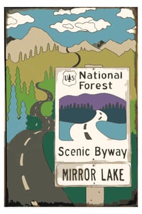 Mirror Lake Highway Sign
