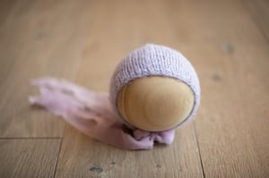 Image of Lavender Fuzzy Bonnet