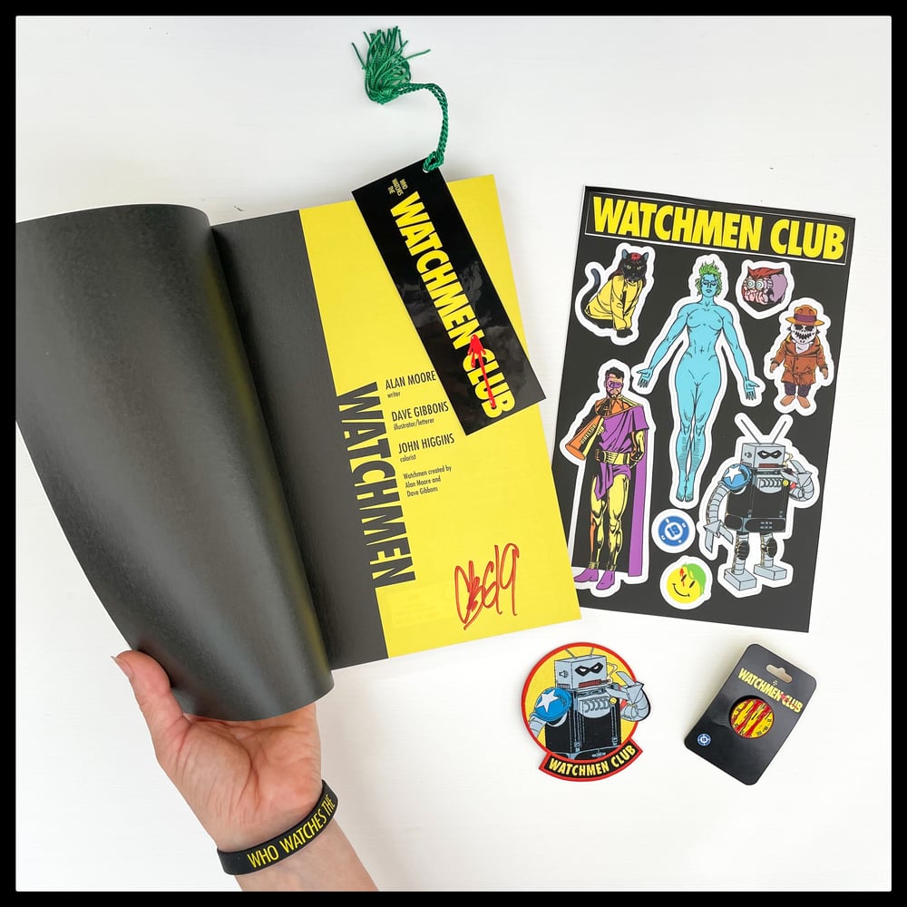 Watchmen Box with CBG19 Signed Graphic Novel!