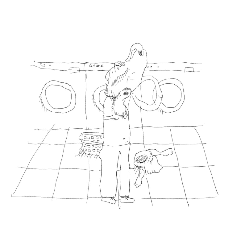 At The Launderette (Print)