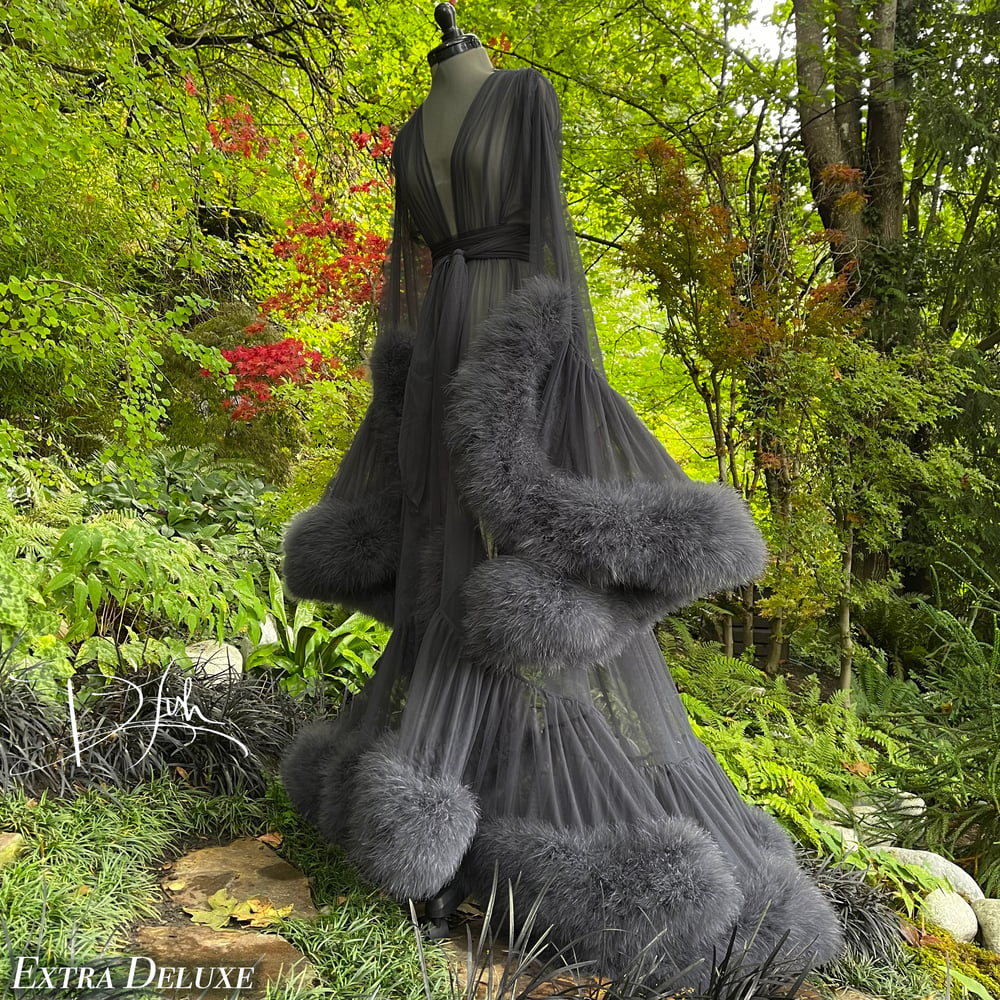 Image of Grey Noche "Cassandra" Dressing Gown 