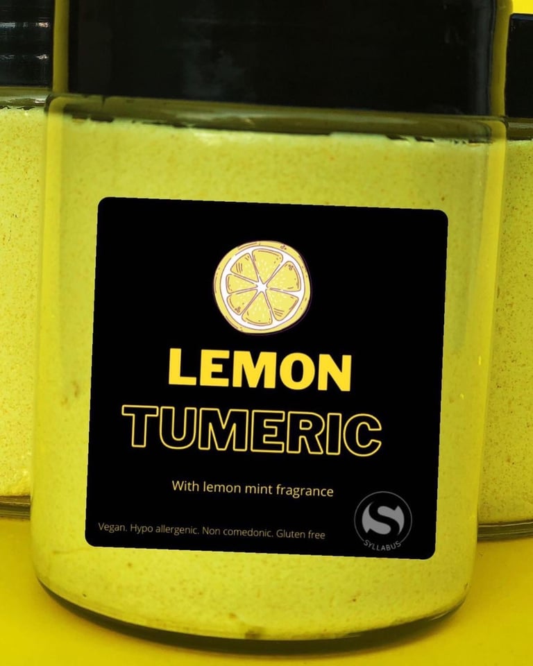 Turmeric lemon scrub 8 oz