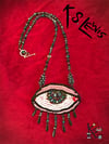"Eye See You" Beaded necklace