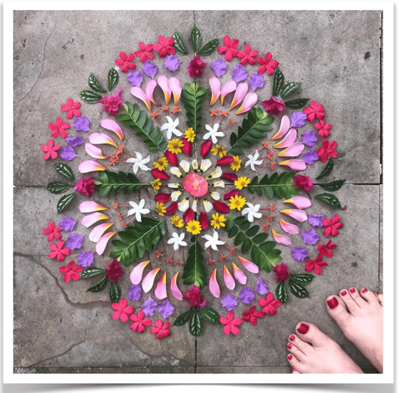 Image of Workshop - Fresh Flower Mandala