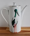 Black-necked Stork Teapot