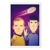 Shatner and Nimoy in Space