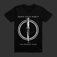 EMBLEM FRONT PRINT T-SHIRT (BLACK)
