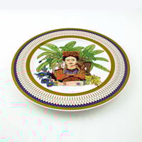 Image 2 of TROPICAL MEXICAN WATERCOLOR - Large Fine China Plate - #0774