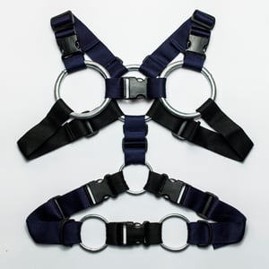 Image of TACTICAL HARNESS YT_01 / NAVY - BLACK