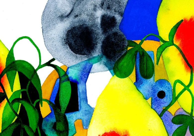 Image of Imaginary Landscape & Skull 01