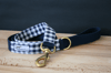 Navy Gingham // Partially Covered Lead