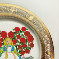 Image 3 of Alice N Roses - Large Fine China Plate - #0743