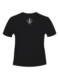 Image 2 of Wearing all black tshirt BLACK