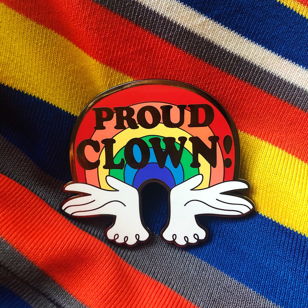 Image of Proud Clown Pin