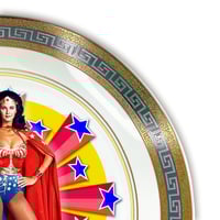 Image 3 of Wonder Lynda - Large Fine China Plate - #0776