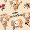 The Jester Sticker Sheet