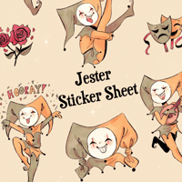 Image 1 of The Jester Sticker Sheet