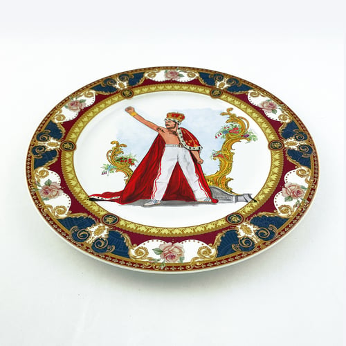 Image of Freddie - Large Fine China Plate - #0777