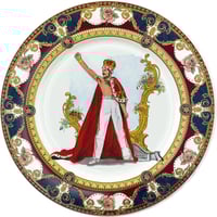 Image 1 of Freddie - Large Fine China Plate - #0777