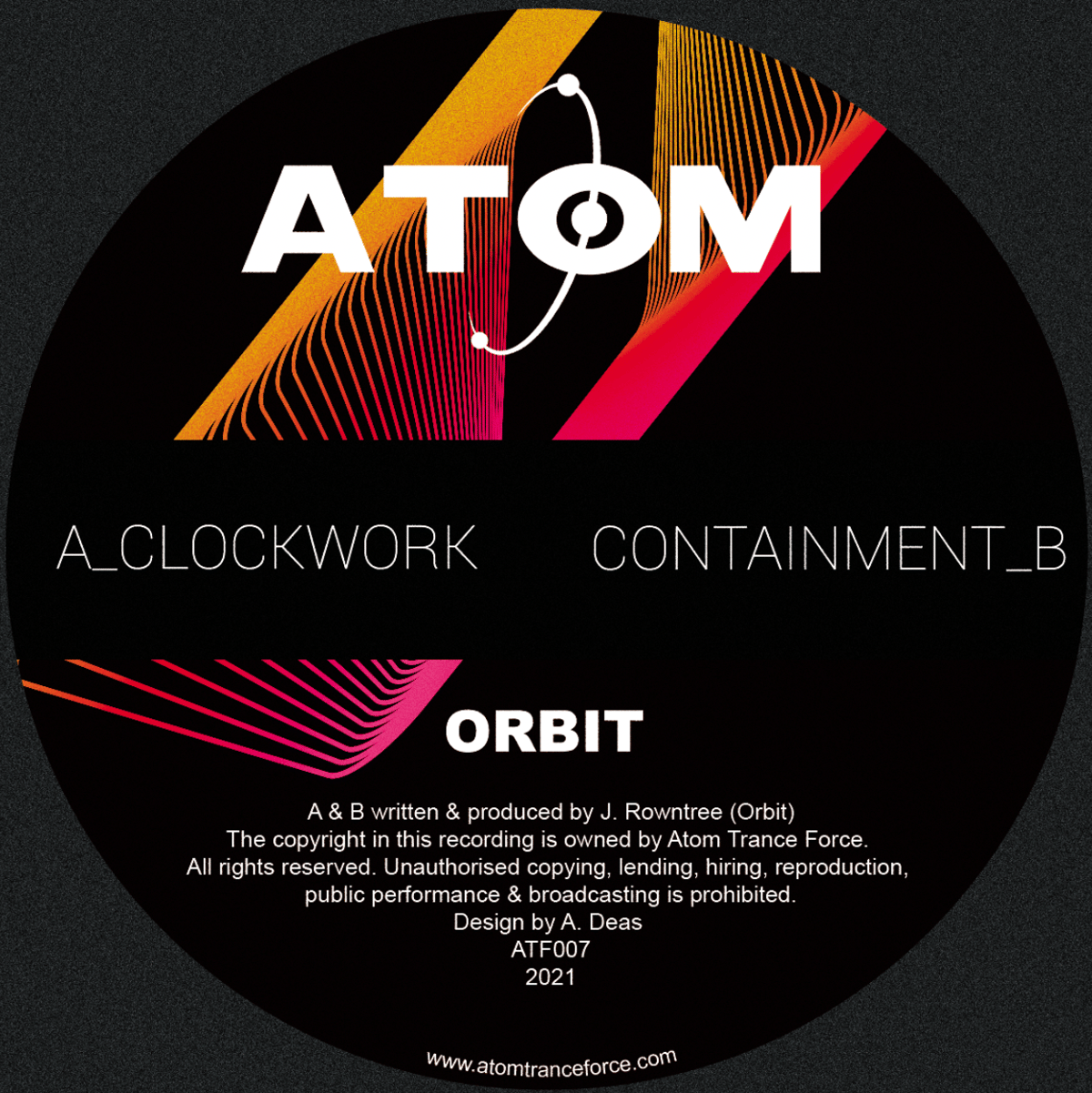 Image of Orbit - Clockwork (ATF007) Digital