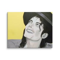 Image 1 of MJ Yellow Canvas Print