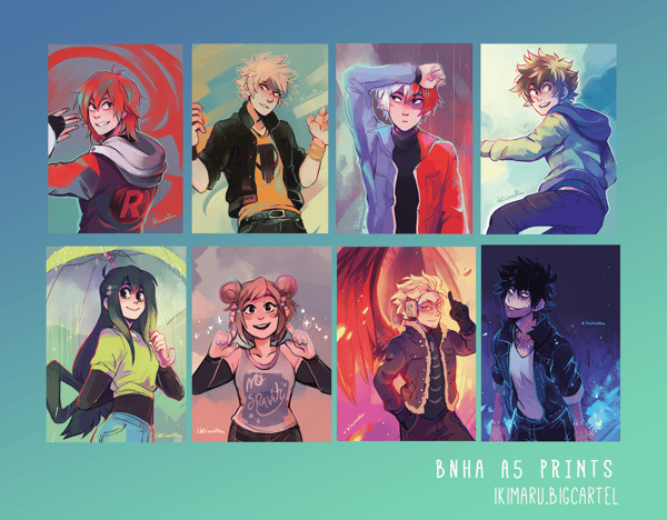 Image of BNHA | A5 Prints