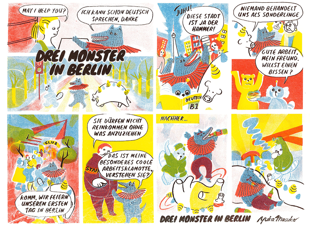 Image of Drei Monster in Berlin