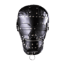 LEATHER BLOCK MASK — FREE SHIPPING