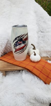 Image 1 of Patriots Football Tumbler